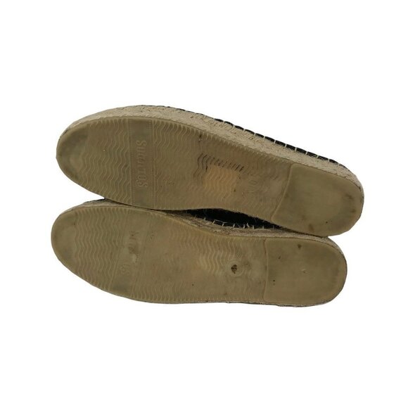 Soludos Womens Hi And Hey Espadrille Flat Shoes Black Beige Slip On Round Toe 10 - Picture 6 of 9